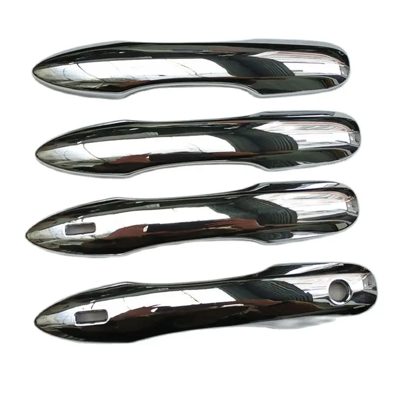 

For Toyota Corolla Cross Accessories 2020 2021 2022 2023 Door Handle Cover Trim Plastic Chrome Imitation carbon fiber