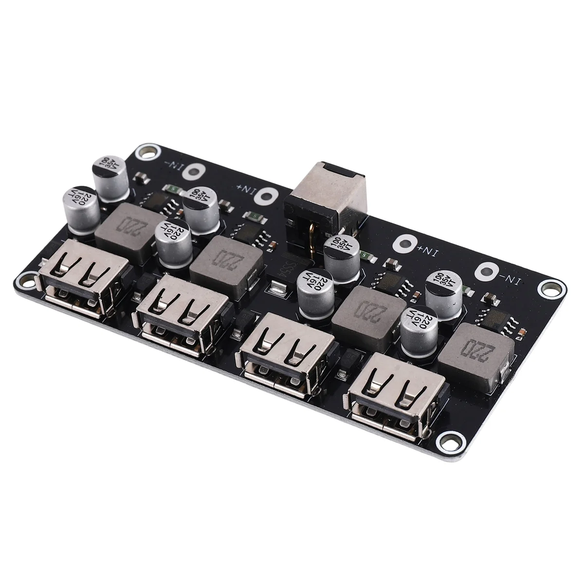 AT77 QC3.0 QC2.0 USB-плата быстрой зарядки 4XUSB-порт DC-DC преобразователь DC12V-30V в DC 3-12V модуль зарядки