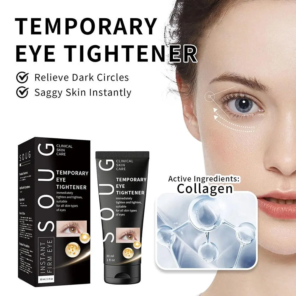 2pcs Soug Make Up Eye Firmer Eye Lift Firm Eye Bag Removal Wrinkle Removal Eye Care Cream Dark Circle Remover Hydration Moisture