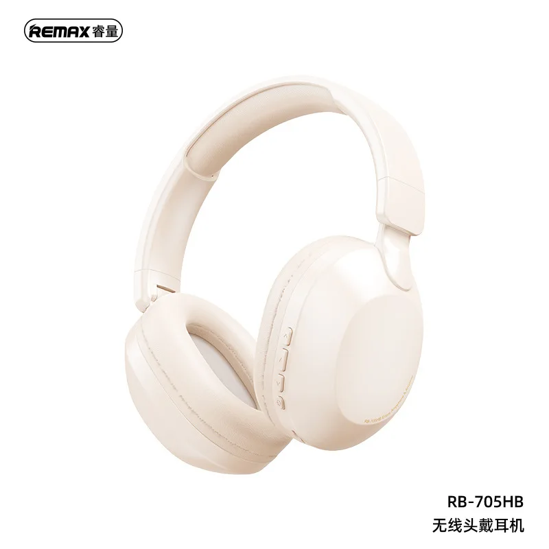 REMAX RB-705HB Auricolari Bluetooth wireless Supporto pieghevole Scheda TF Texture musicale Vestibilità comoda Supporta chiamate e musica