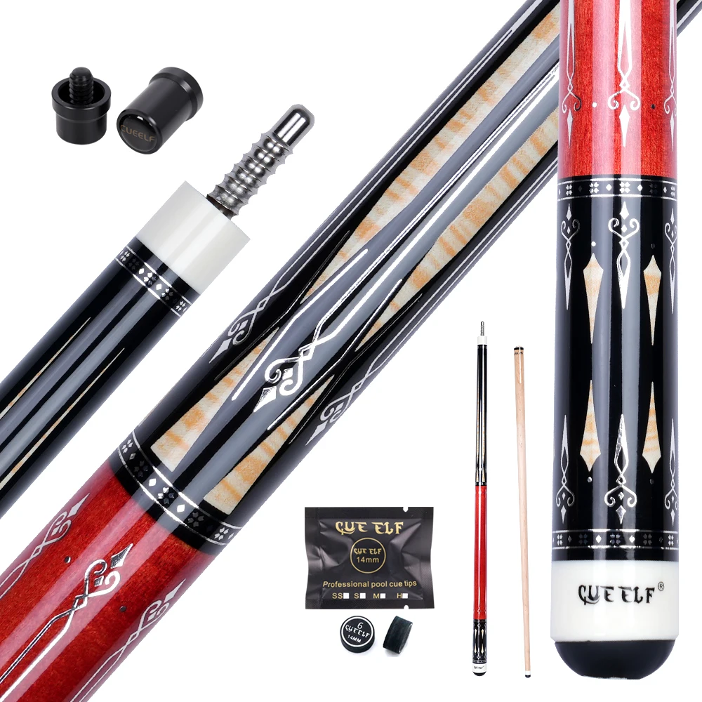 

12mm Carom Pool Cue Stick 3 Cushion Maple Wood Billiards Cue for Carom Players