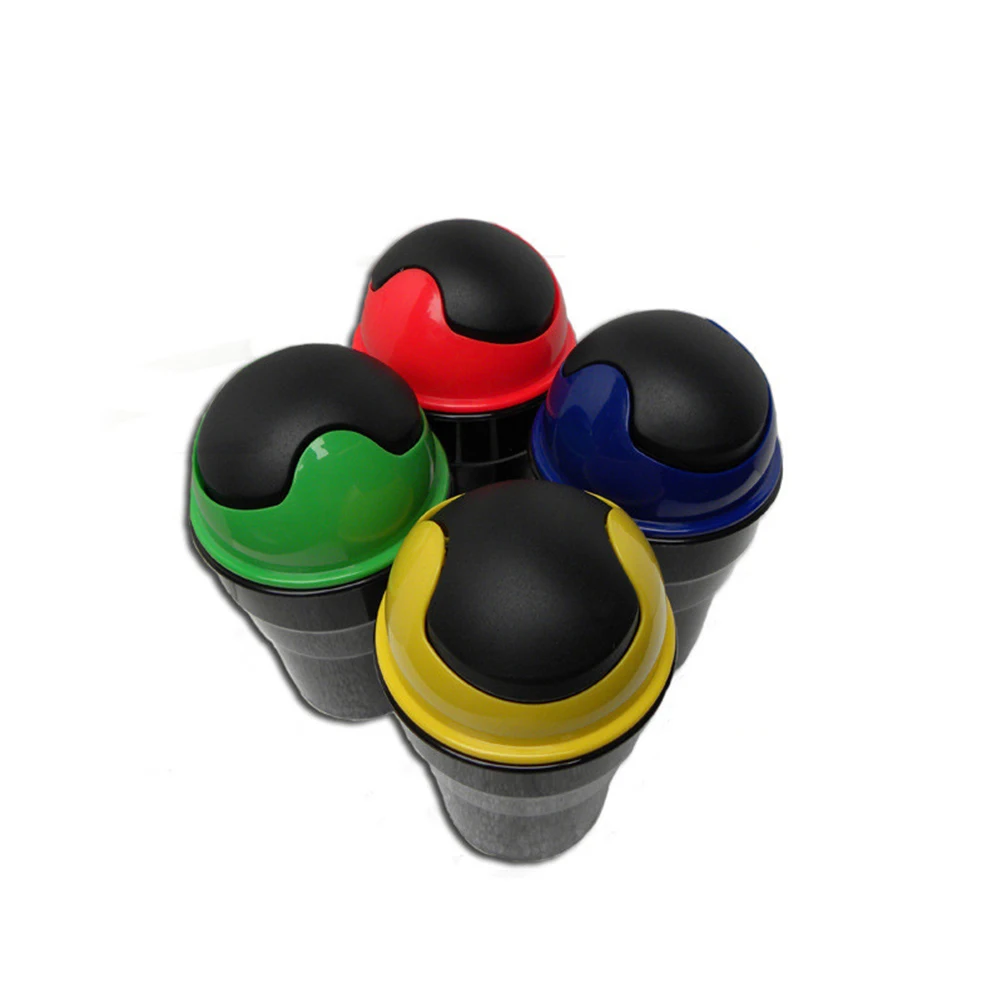 

Portable Trash Can Garbage Bin for Auto Storage Eco Friendly Material Cup Shaped Design Durable Multi Use for car