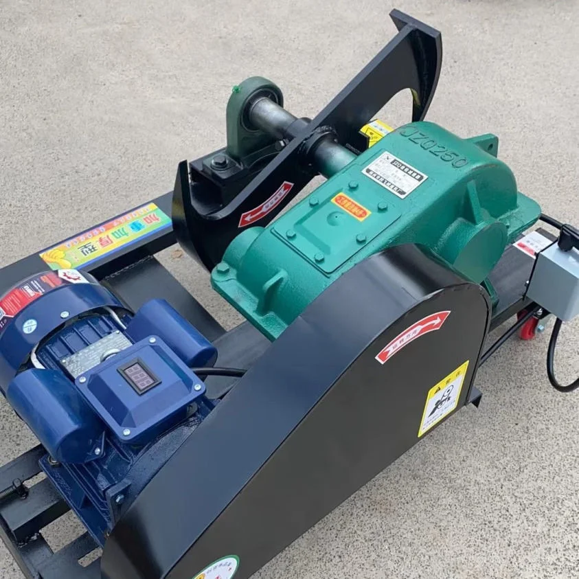 High-Horsepower Fully Automatic 220V Electric Log Splitter, Household Rural Firewood Cutting Splitting Machine