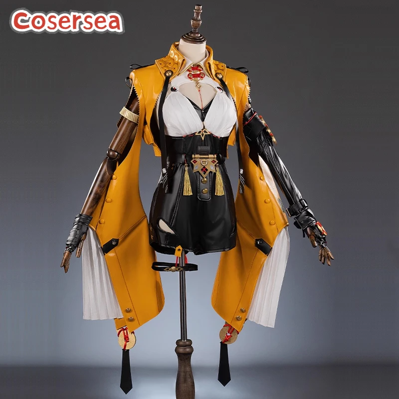 

Cosersea Yixuan Cosplay Costume Game Zenless Zone Zero Yixuan Costume Women Dress Uniform Role Play Halloween Outfit Fullset