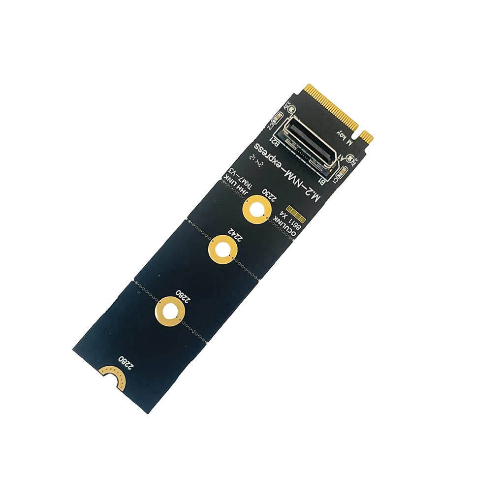 

M.2 для NVMe M Key PCIe x4 SSD на OCuLink SFF-8612 адаптер карты Gen4 для 2,5 дюймового NVME U.2 (SFF-8639) SSD конвертер переходной карты