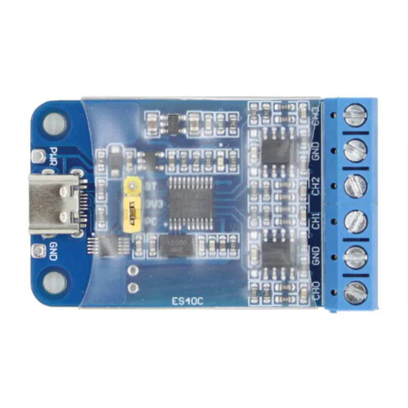 ES20C and ES40C Signal Acquisition Module, Voltage and Current Meter, Signal Measurement, High-precision Data Recording