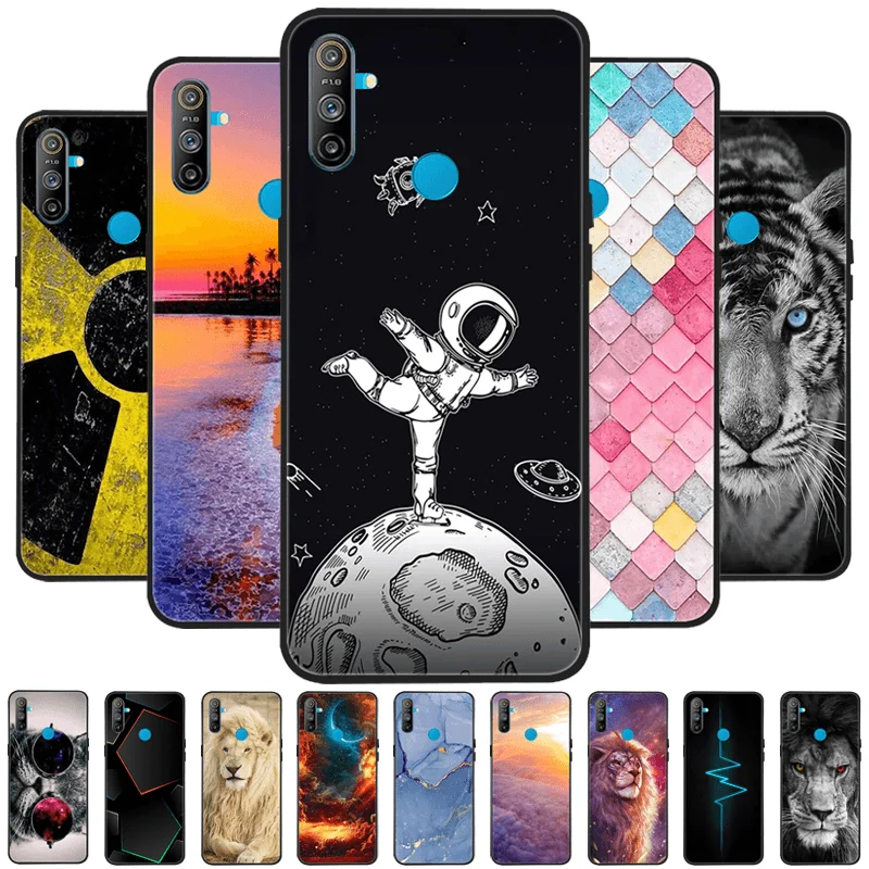 For Realme C3 4G Case C 3 Soft Silicone TPU Phone Cover For Oppo RealmeC3 Fundas Capa RMX2027 RMX2020 Shockproof Bumper Covers