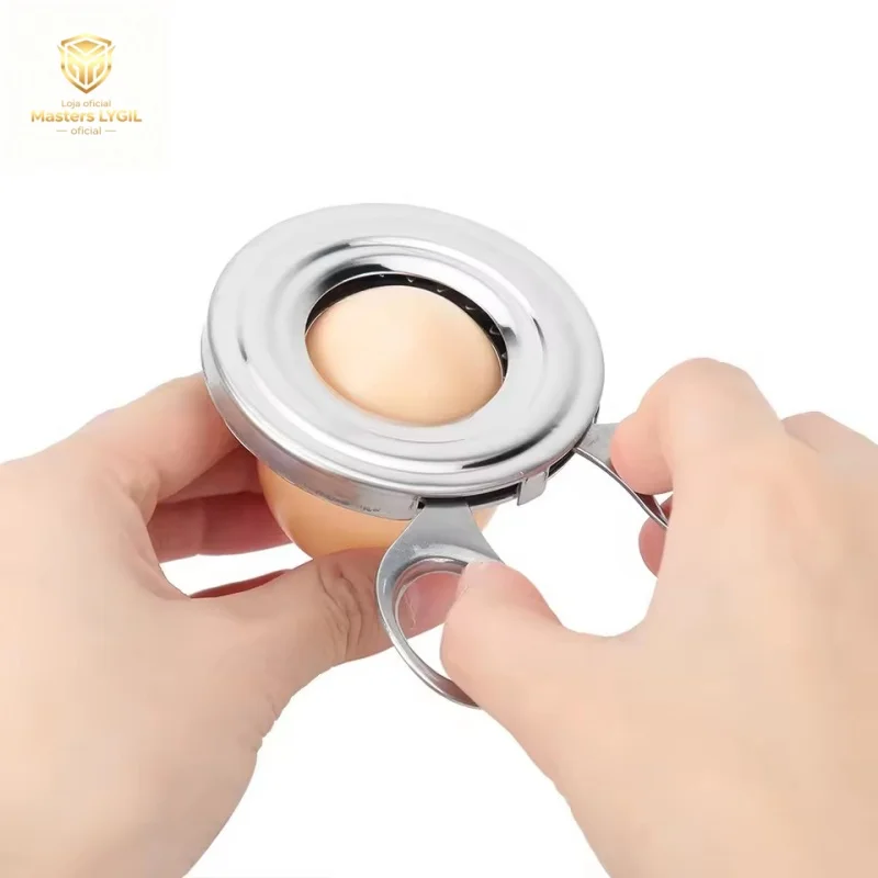 Durable Convenient Hard-boiled Egg Shell Topper Snipper Cutter Stainless Steel Opener Essential Cooking Utensil Home Egg Cookie