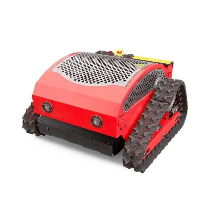 

Automatic Small Grass Cutting Machine Crawler Type Remote Control Robot Gasoline Engine Lawn Mower For Agriculture