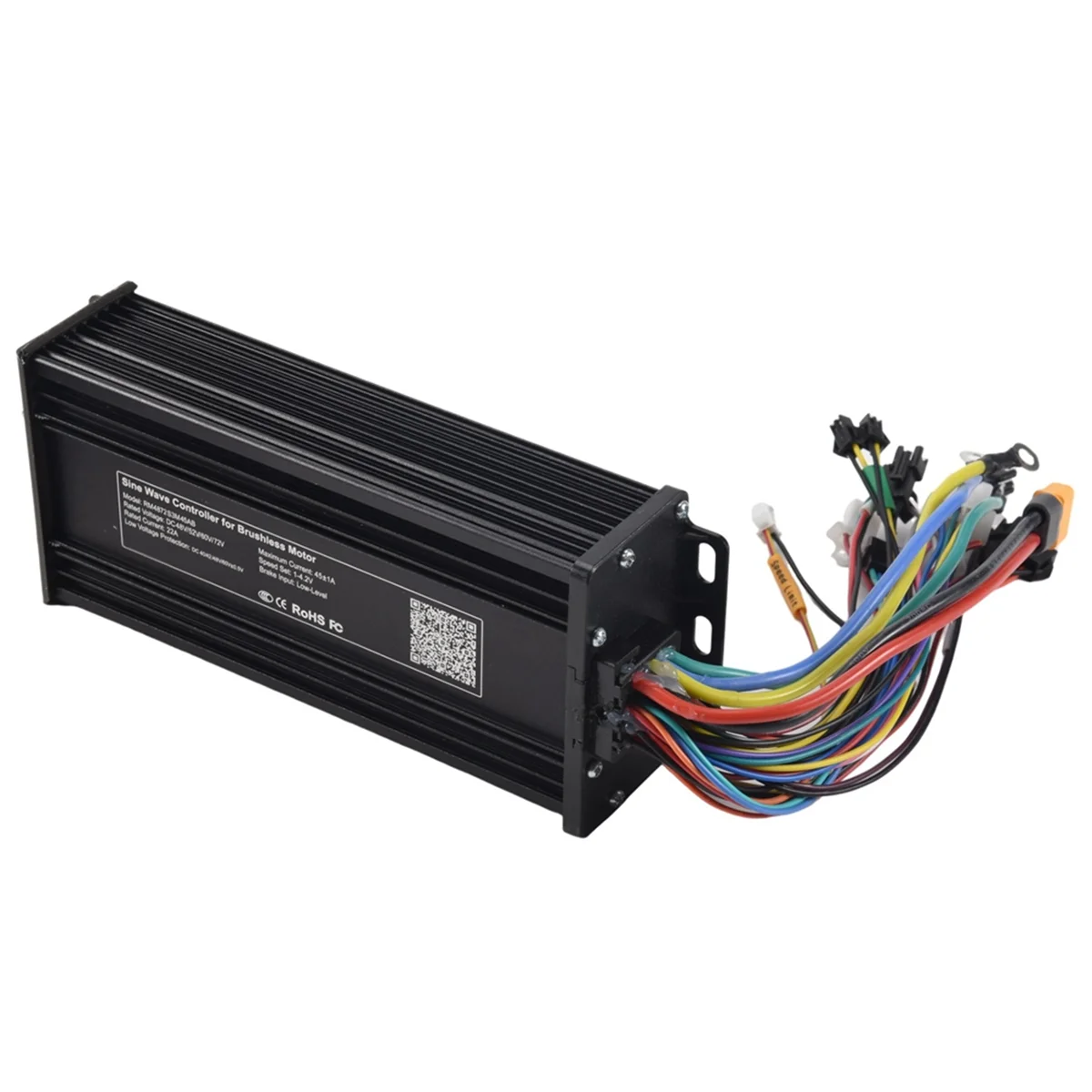 48V 52V 60V 72V 1500W-3000W 45A 3-Mode Sine Wave Ebike Controller with Colorful LCD Display UKC-1