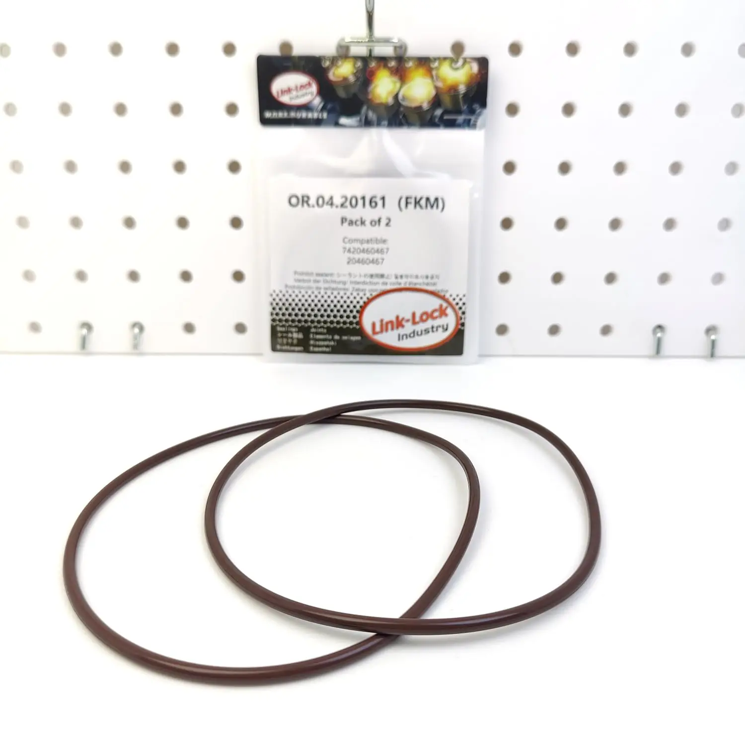LINK-LOCK 2PCS OR.04.20161 FKM Viton Sealing O-Ring Kit of Air Compressor 7420460467 20460467 for RENAULT for TRUCKS for VOLVO f - view 3