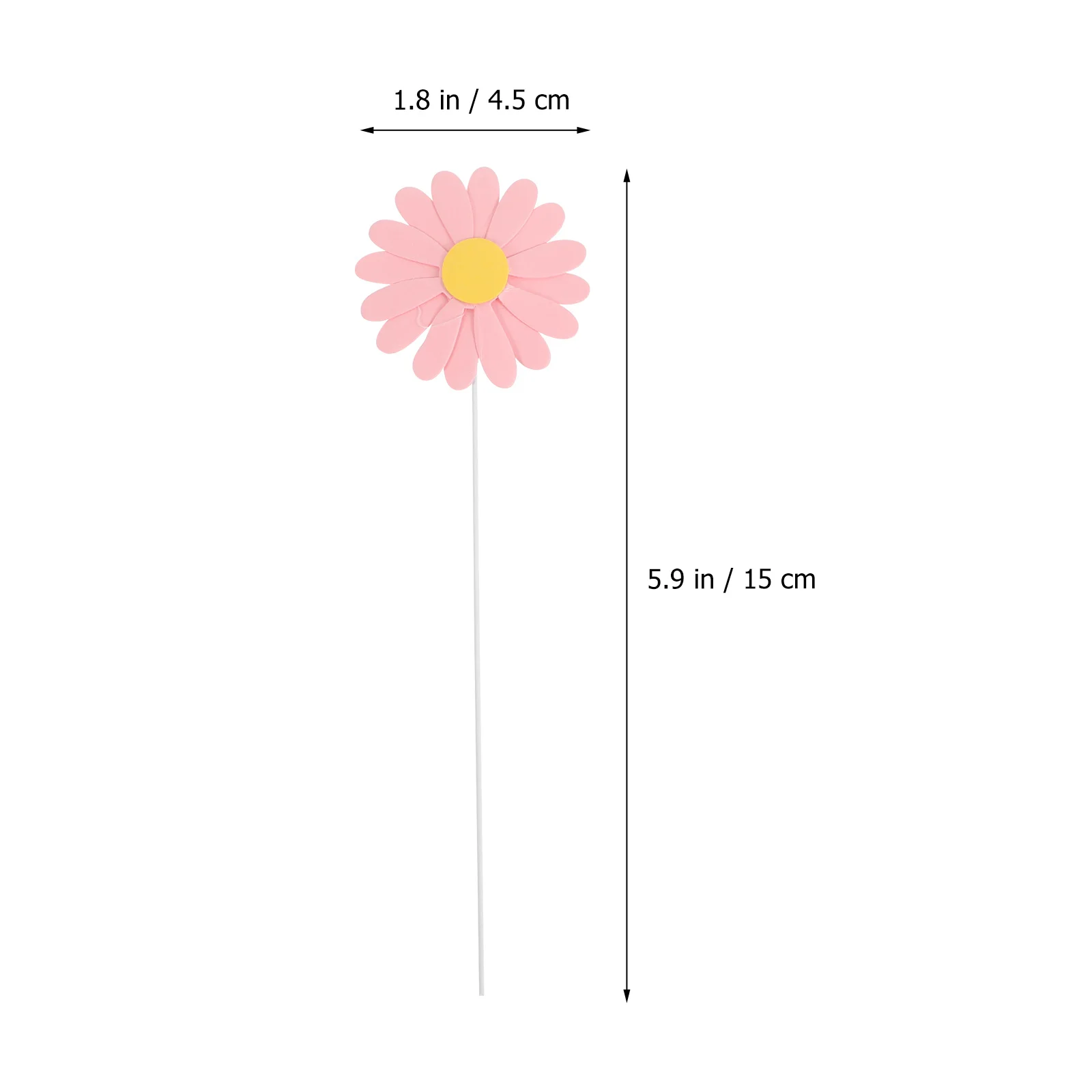 

30Pcs Daisy Cupcake Toppers Highgrade Material for Cakes Ice Cream Cheese Daisy Cupcake Toppers Cake Topper for Girls