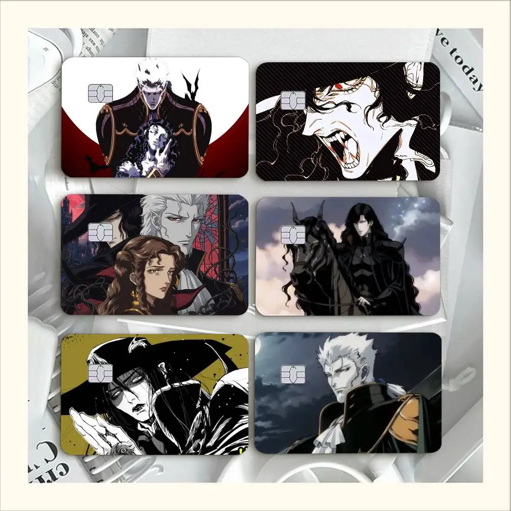 Anime Vampire Hunter D   Waterproof Film Skin Cover Credit Card Stickers Debit Front Bank Bus Pass