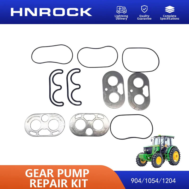 NEW 904/1054/1204/Gear Pump Repair Kit Gaskets Oil Seals O-Rings for De/e/re Tractor Parts