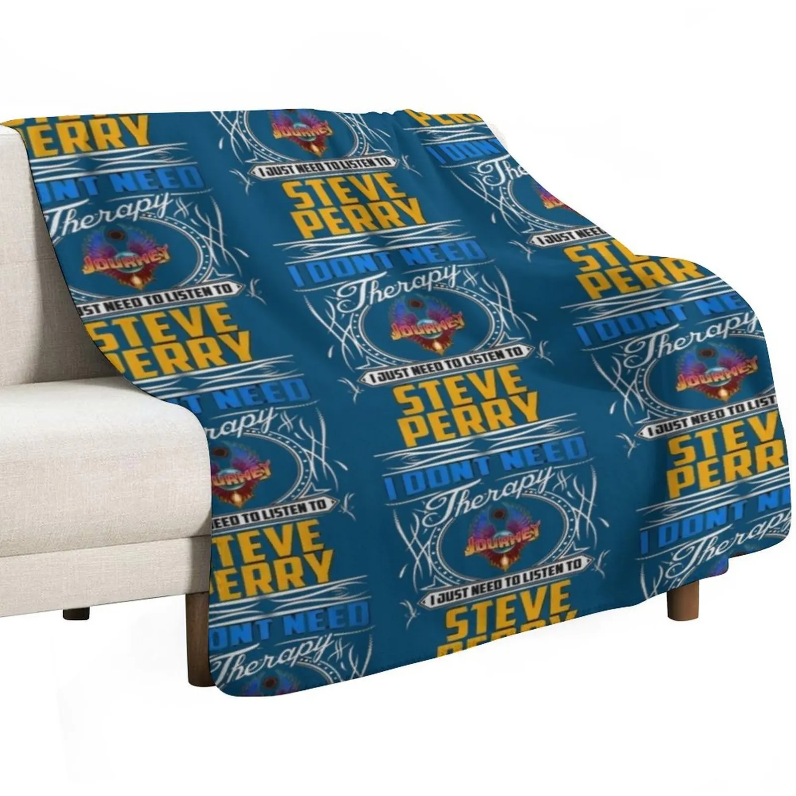 Steve Perry 1977-1998 Throw Blanket Stain Resistant Cozy Warm Blanket