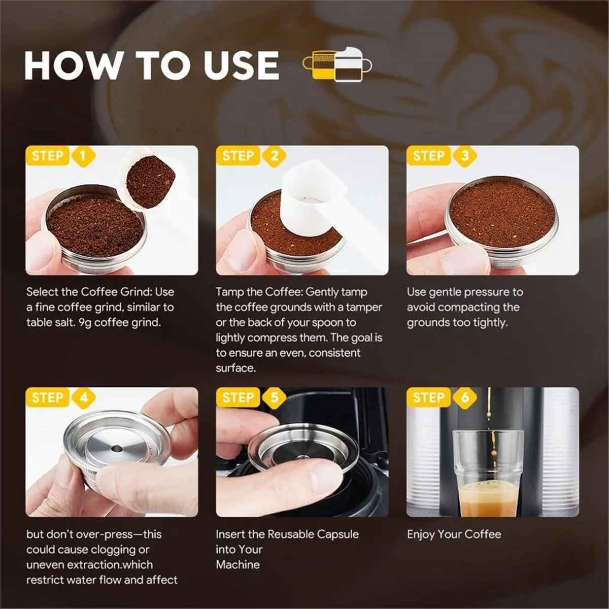 Stainless Steel Reusable 70ml Vertuo Pod - Refillable for VertuoPlus XN903/XN900, GCA1, ENV135, ENV150