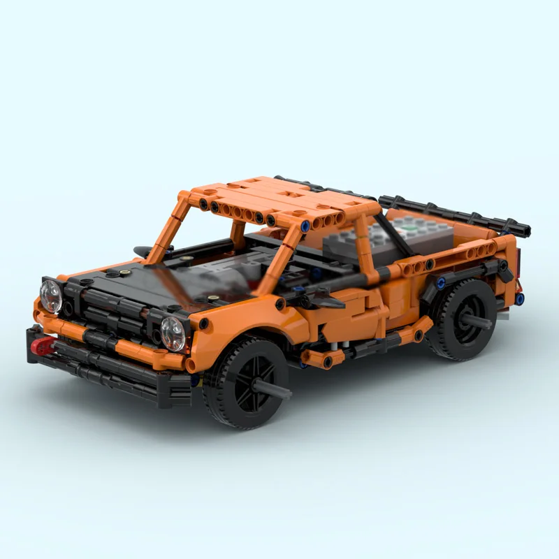 Speed Racing Car Model MOC Building Bricks High-Performance Pickup Truck Modular Technology Children Holiday Gifts Assemble Toys