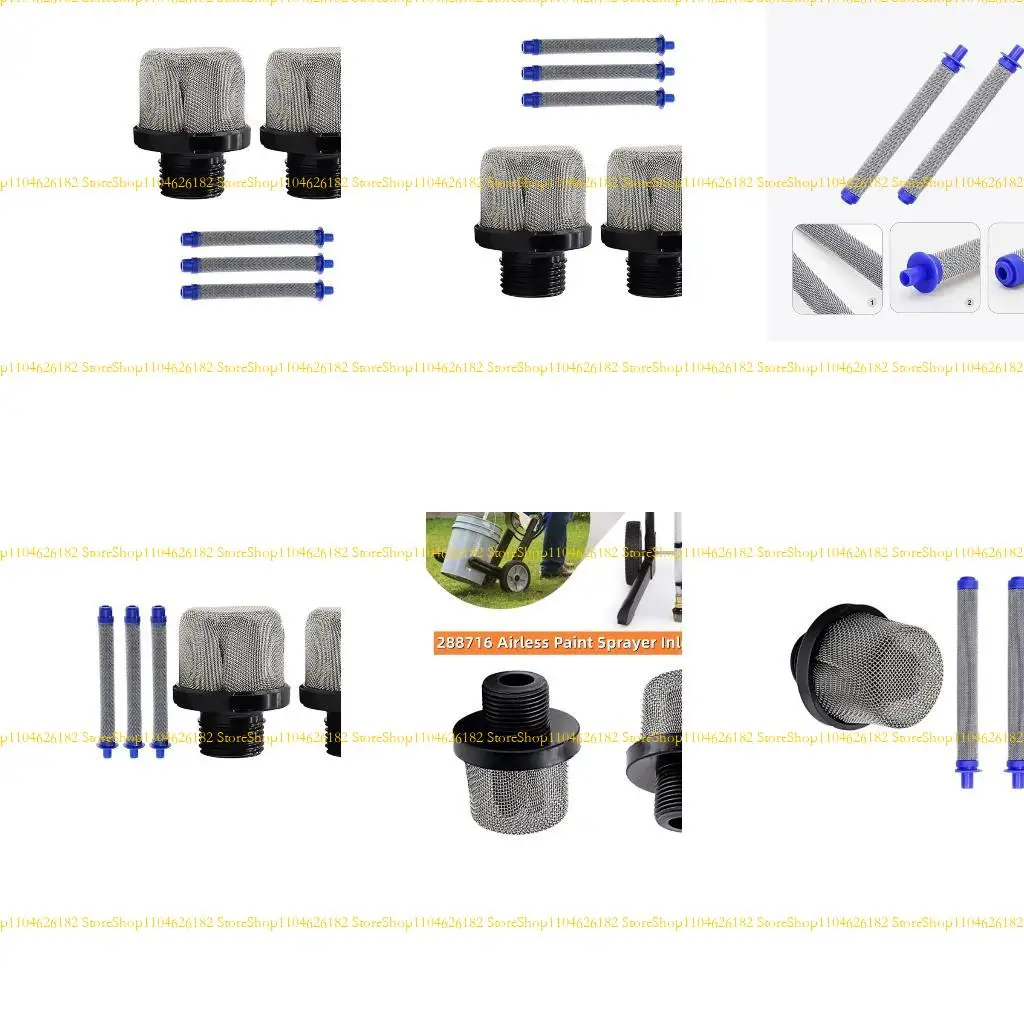 

Q2Q4 288716 Replacement Inlet Strainer 288749 Mesh Sprays Guns Filter Combo