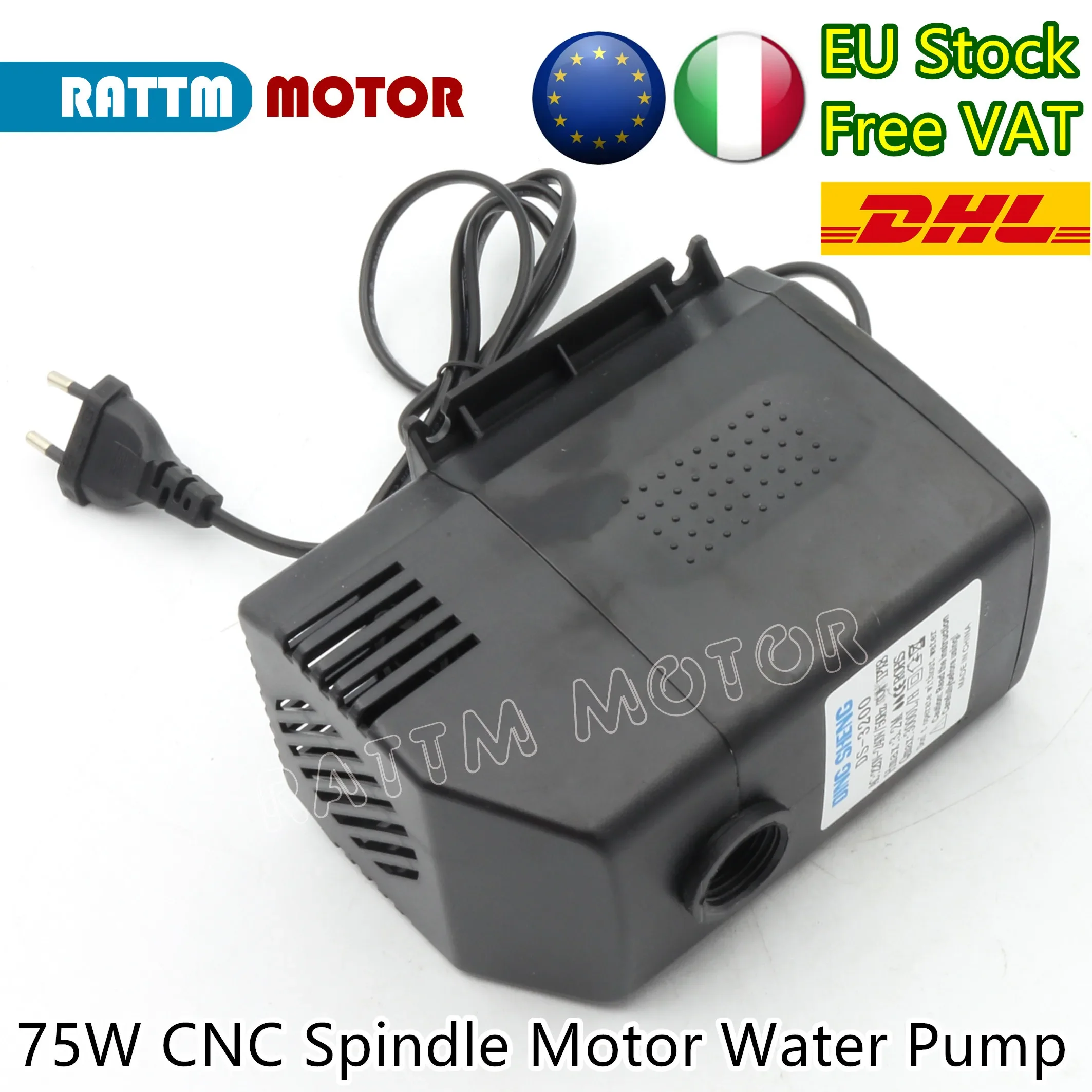 For Water Cooling Spindles CNC Accessories【EU Free VAT】 75W Water Pump 220V 3.5mH Max 3000L/H Submersible Pump