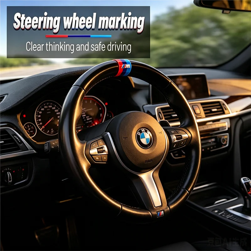 Car Steering Wheel Stickers National Flag Decal For BMW G80 G06 G07 G14 G15 G16 F82 F20 F21 F83 X1 X3 X5 M2 M3 M4 M5 M6 M7 M8 M