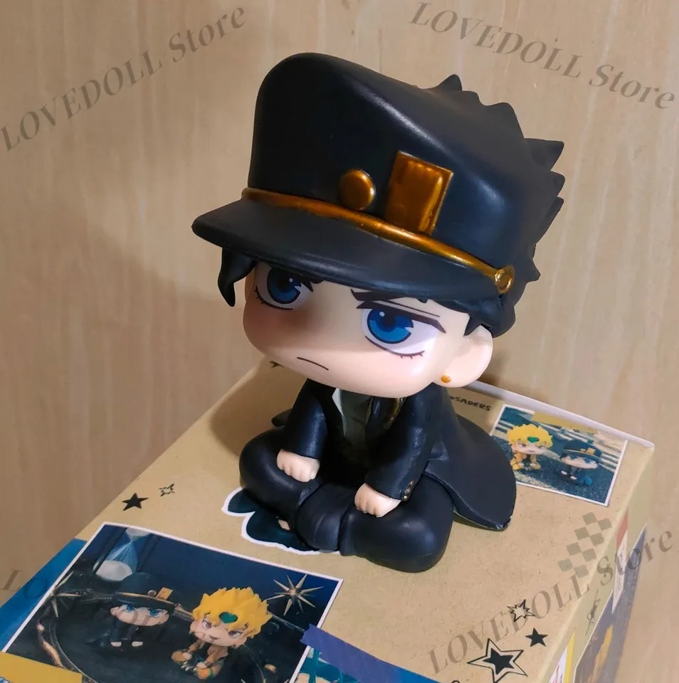 AnimeRole Kujō Jōtarō Handmade Desktop Ornament Doll Keychain Pendant Cute Model Cosplay Figure 10cm