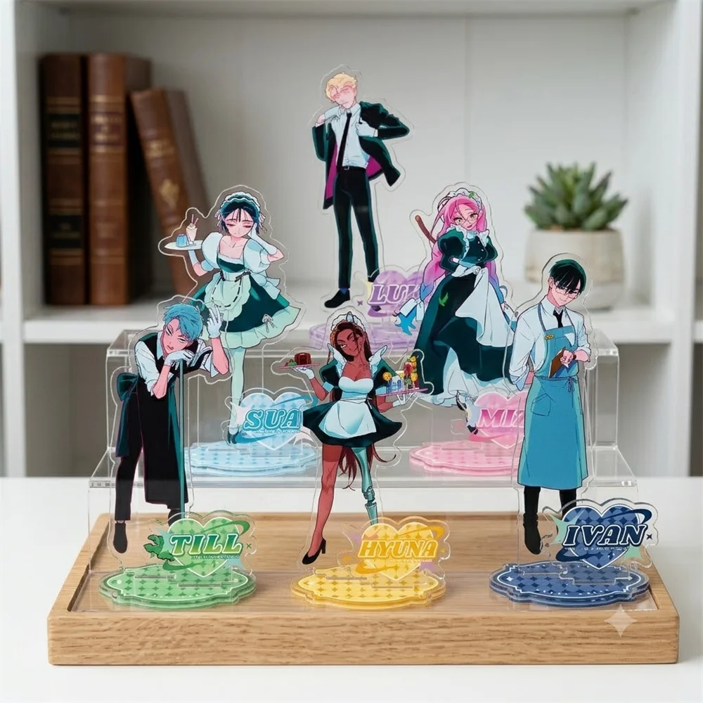 15CM Anime Alien Stage Acrylic Keychain Stand Model Ornament Accessories Goods Christmas Gifts