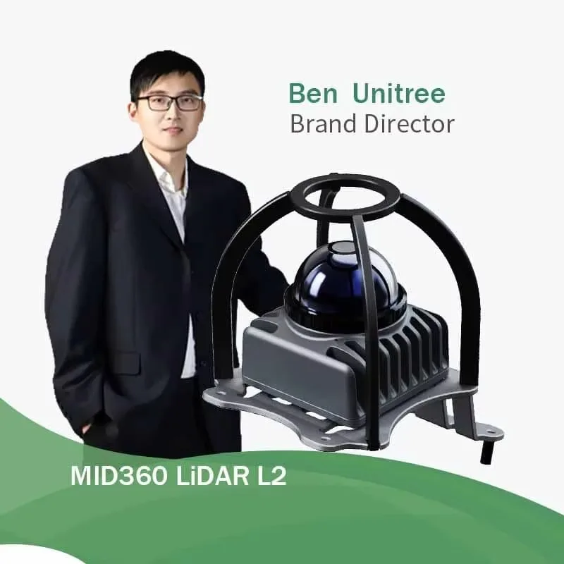Unitree MID360 LiDAR  Canggih 360 °   Pemindaian Pemetaan 3D Presisi Tinggi & Deteksi Rintangan