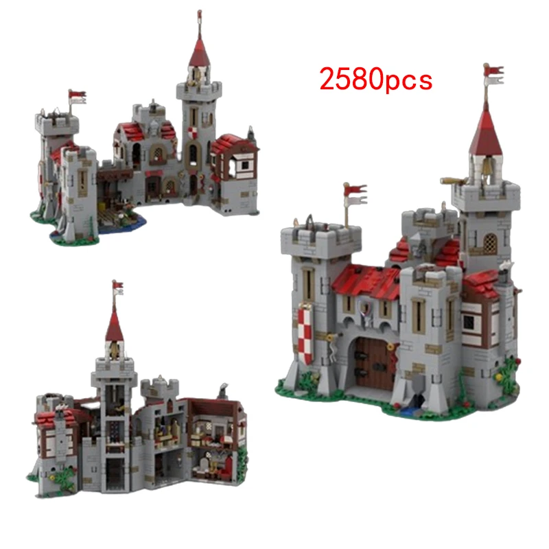 Spot small particle MOC-176629 assembled building blocks castle house construction series puzzle children's toys DIY model