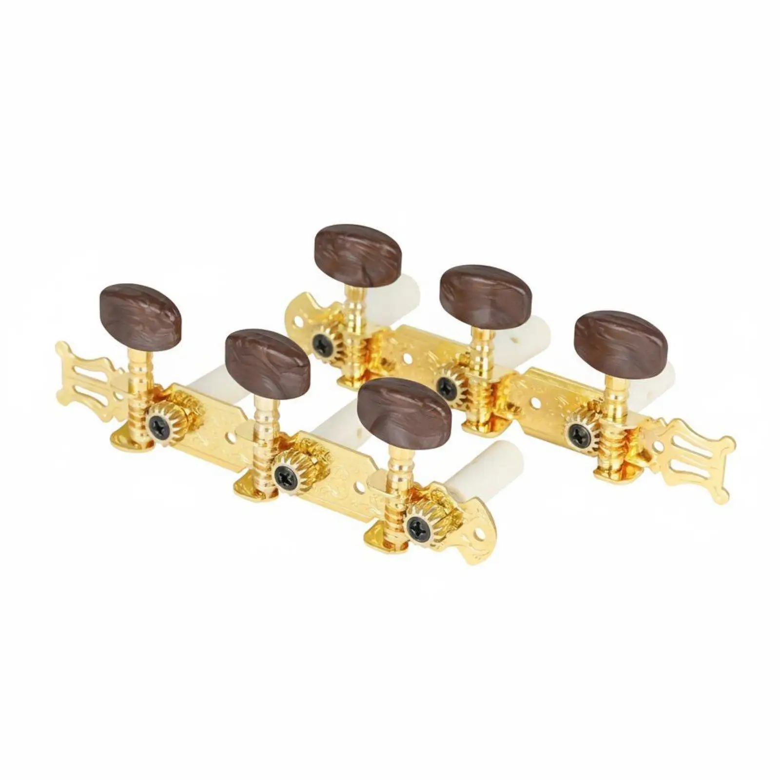Classical Instrument Tuning Machine Marble Knob Metal Gear String Accessories for Professional Music Performance