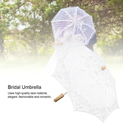 West Style Bridal Lace Umbrella Parasol Banquet Stage Photography Prop Wedding Supplies
