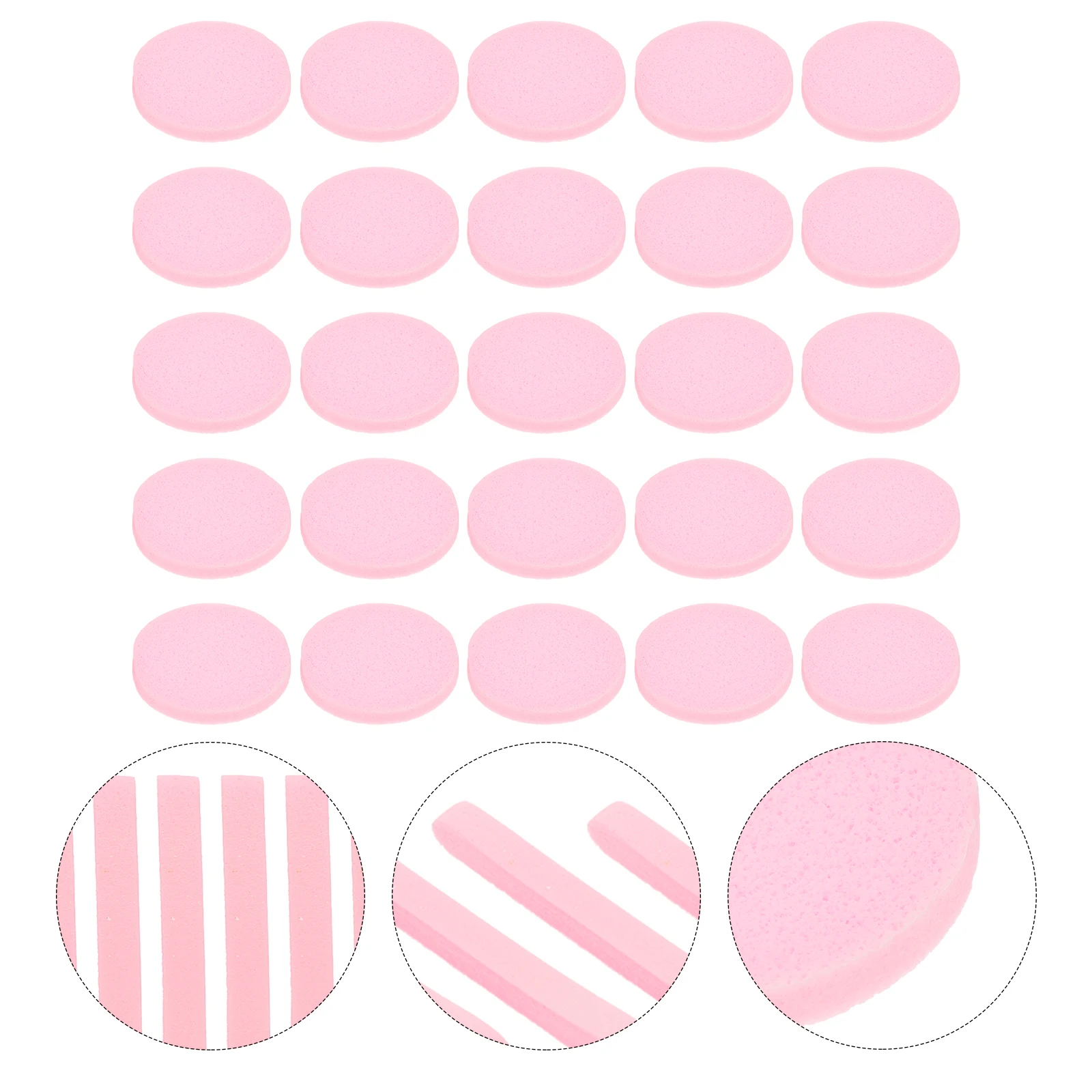 

60pcs Facial Sponges Makeup Face Cleaning Tools Cleansing Pads Travel Portable Compressed Washing Cleansing