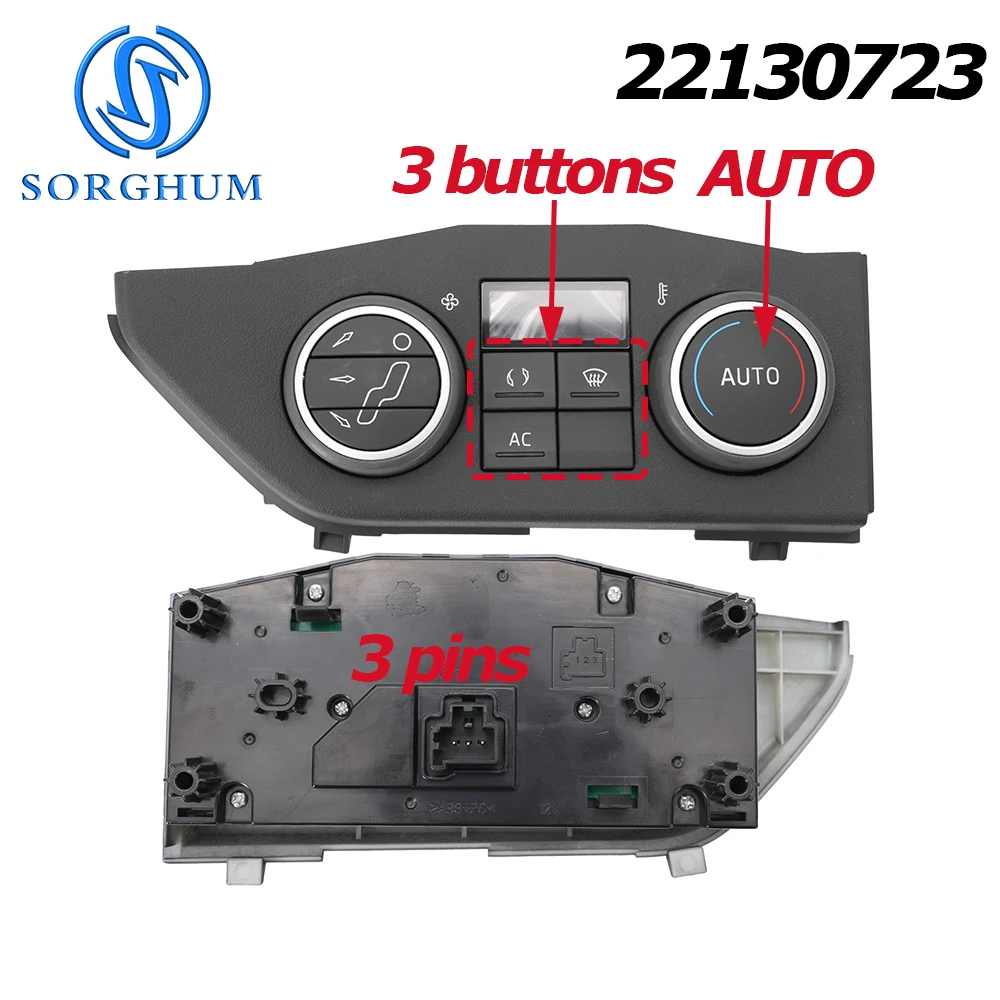 22130711 22130723 22130720 22130726 Für Volvo FMX FM 420 FH4 EURO 6 LKW Klimaanlage Heizungssteuergerät Schalttafel – Detail 5