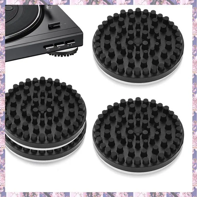 2025 Trend 4 Pack Isolation Feet Stand Foot Mat Shock Absorbe For Audio CD AMP Hifi Subwoofer image 3