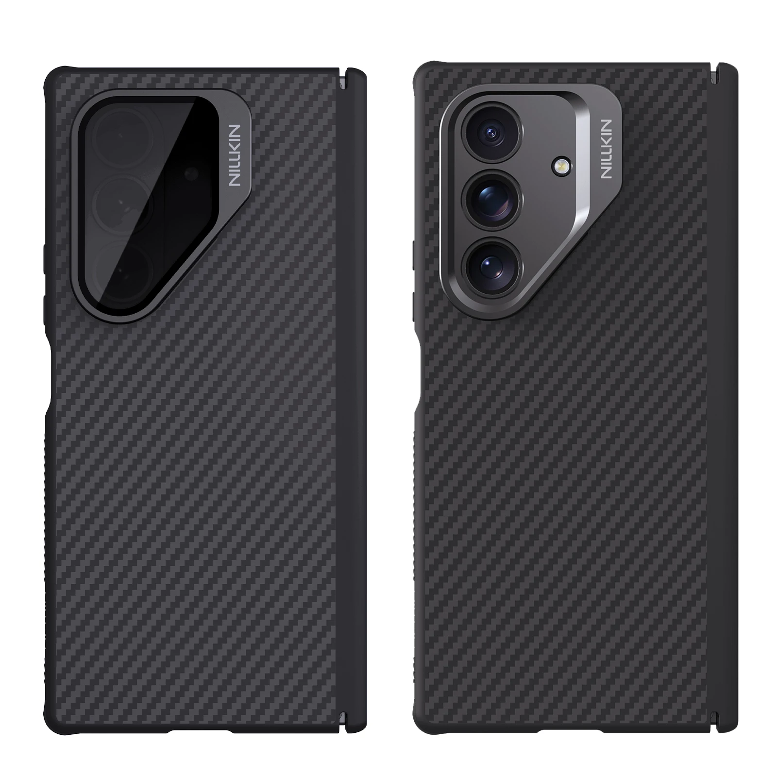 1500D Aramid Fiber Magnetic Nillkin For Samsung Galaxy Fold 7 Phone Case Magsafe Charging Kevlar Camera Lens Cap Bracket Cover