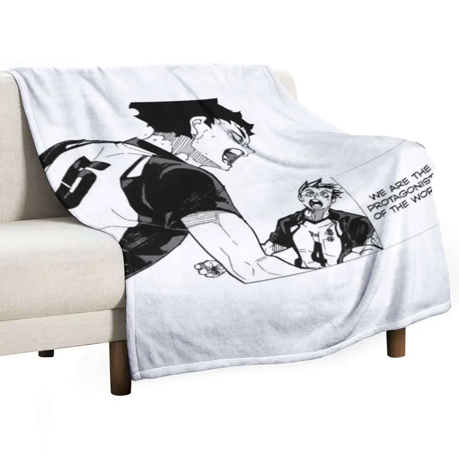 Copy of protagonists of the world - no bg Throw Blanket Decorative Sofa sofa bed wednesday Blankets