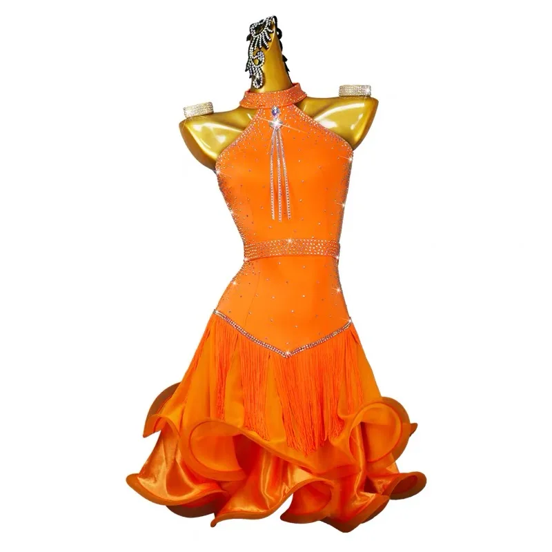 

Костюмы для латинских танцев, платья для девочек, сценические костюмы, женские костюмы для танцев самбы, вечерние банкетные платья для танцоров