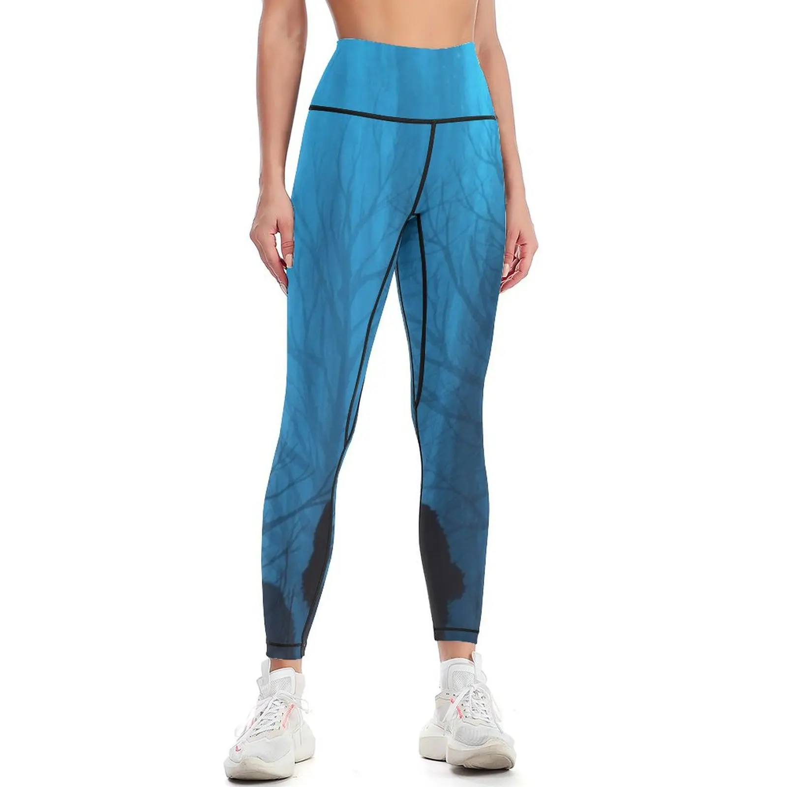 Wolf Pass: Blue Moon Zenith Leggings legging push up sports for harem pants sports for push up Womens Leggings