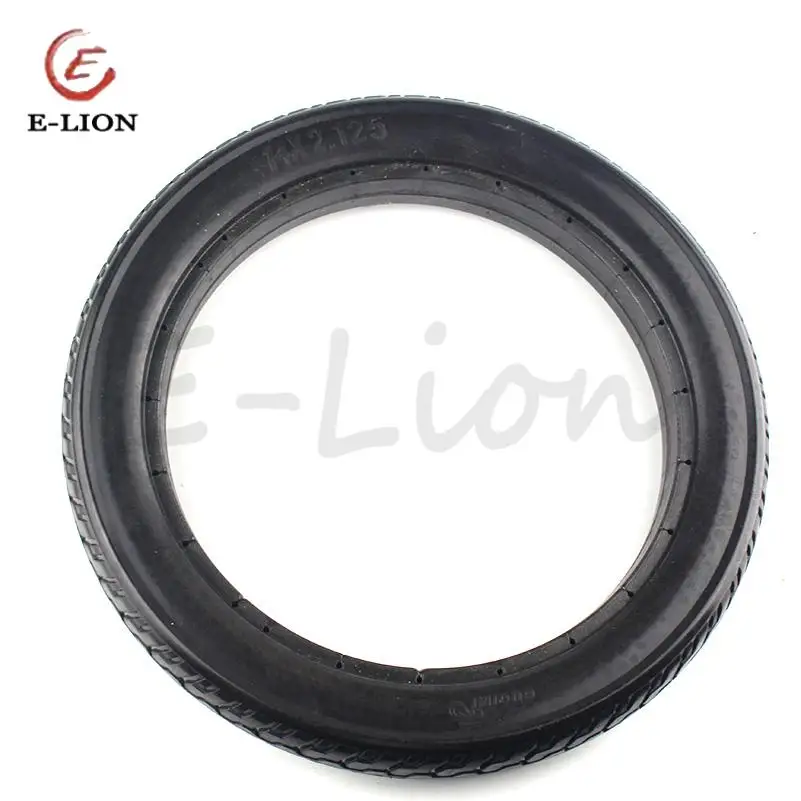 Ban 14 Inci Berkualitas 14X2.125 Ban Padat 14*2.125 Ban Roda Bebas Inflasi untuk Sepeda Listrik Lipat E-bike