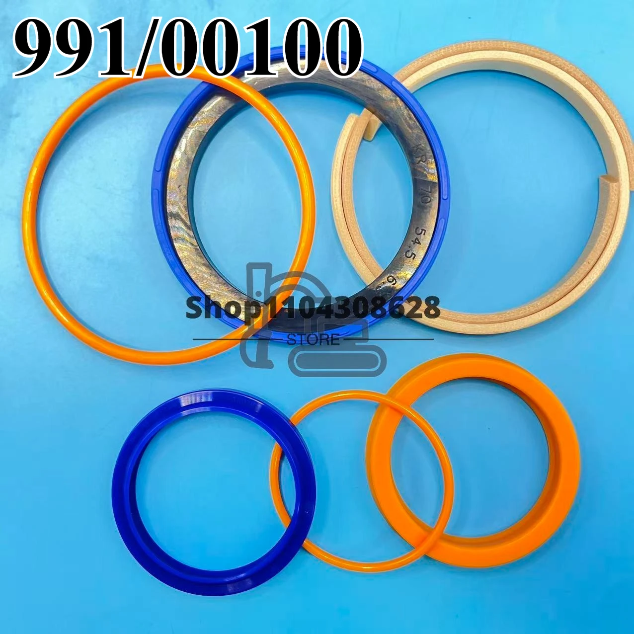 

Комплект уплотнений гидравлического цилиндра 991/00100 (991-00100, 991 00100) для штока 40 мм, диаметр цилиндра 70 мм. Подходит для моделей 208S, 210S, 210SU, 214, 214E, 214SM-4.