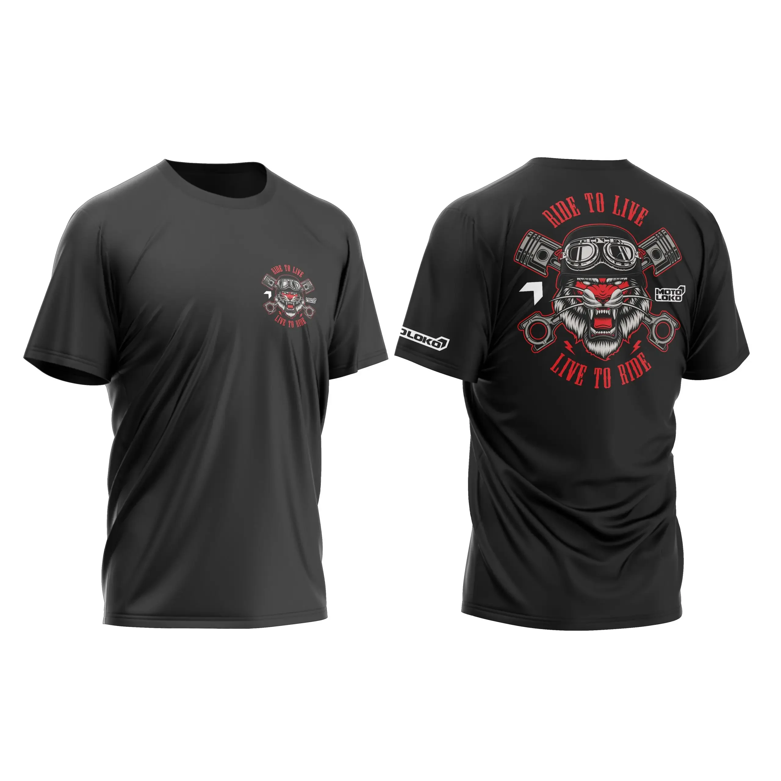 Ride To Live T-Shirt Graphic Cotton T-shirt Unisex Summer Short Sleeve Fashion Brand Tee Luxury Casual Vintage Tees - view 6