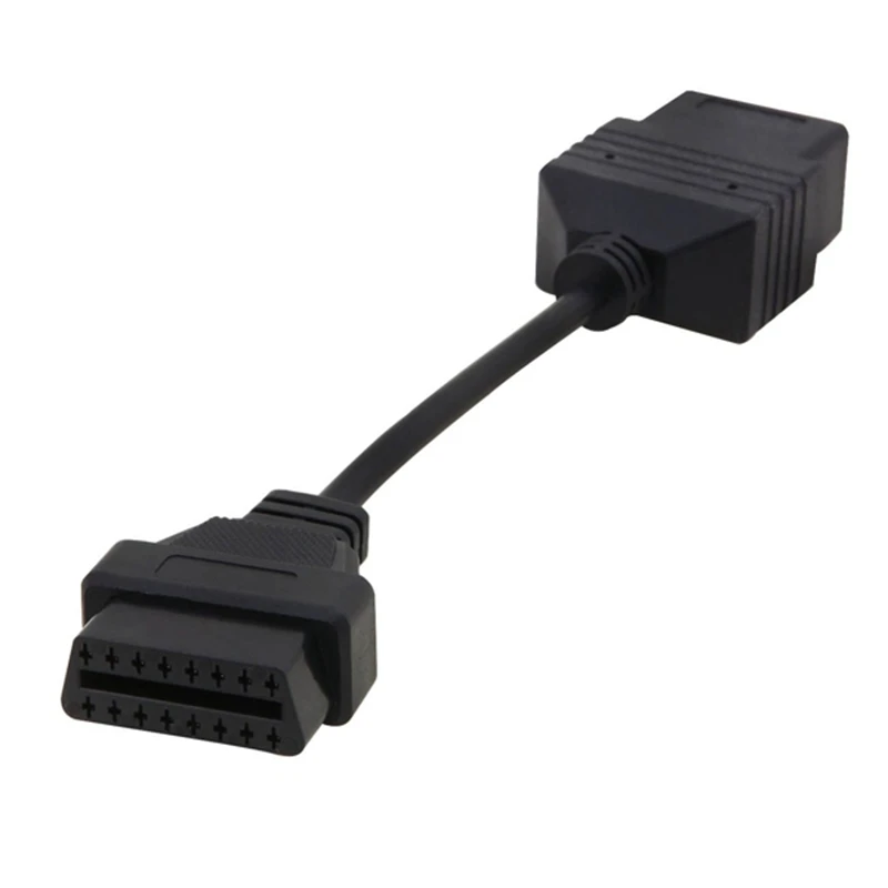 New For T-oyota 17 PIN to OBD1 OBD2 Adapter Diagnostic Cable for Toyota 17pin to 16pin OBDII Extension Cable