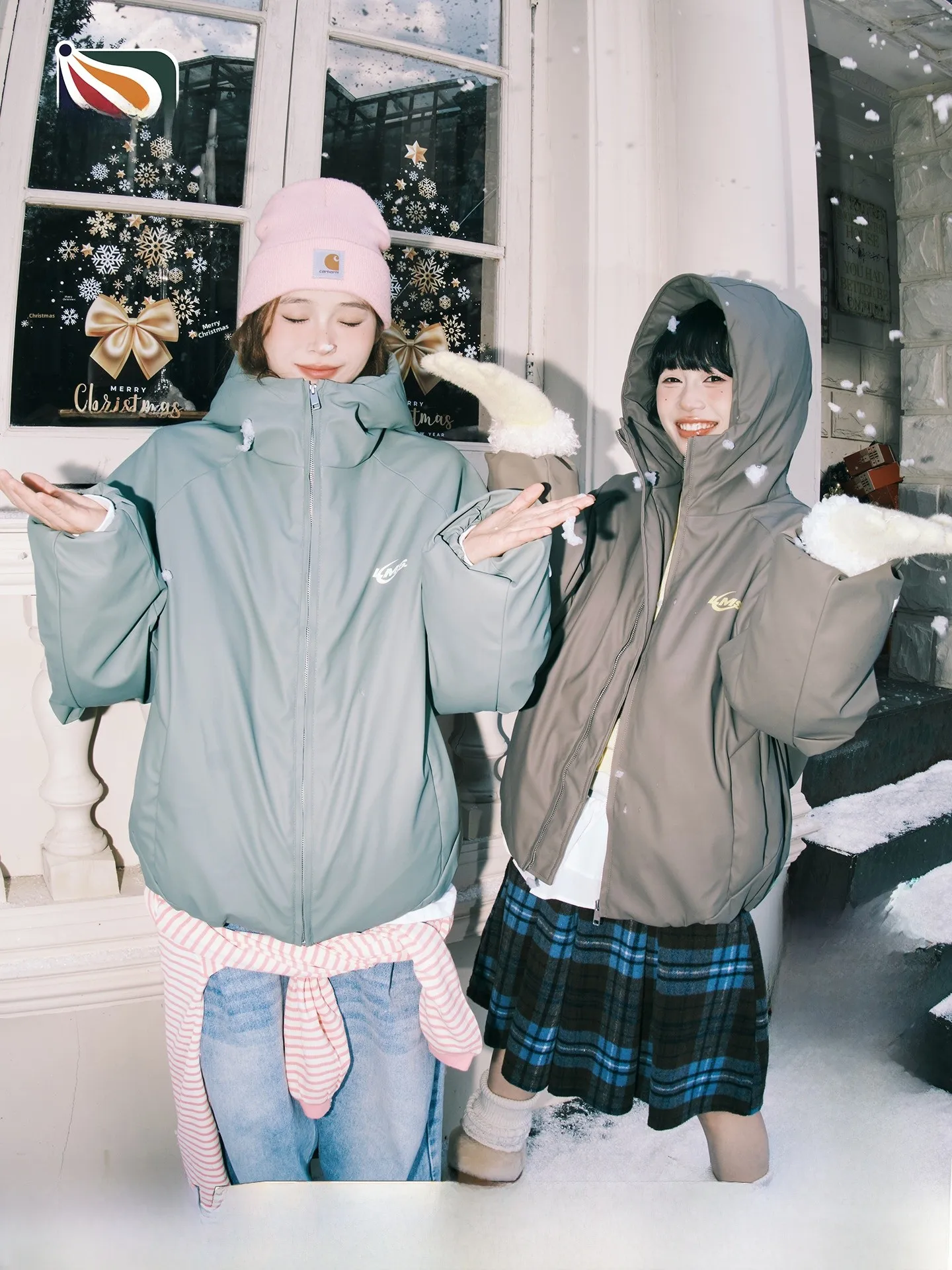 

Lemanism American Trendy Letter PU Leather Hooded Cotton Jaet Men Winter Couple Sle New Top Women Casual Long Sve Zipper