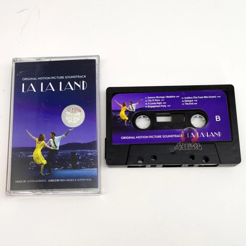 La La Land Justin Hurwitz Music Tape Sebastian Mia OST Album City of Stars Cassette Cosplay Walkman Car Recorder Soundtracks Box
