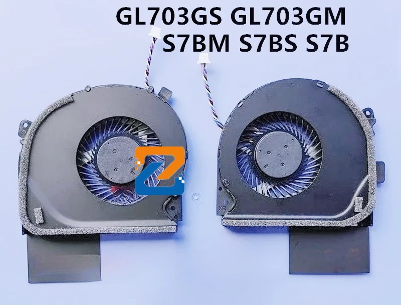 Para ASUS ROG STRIX GL703GS GL703GM S7BM SS7B GL703 GL703G GL703GI GL703VI ventilador de refrigeración de CPU