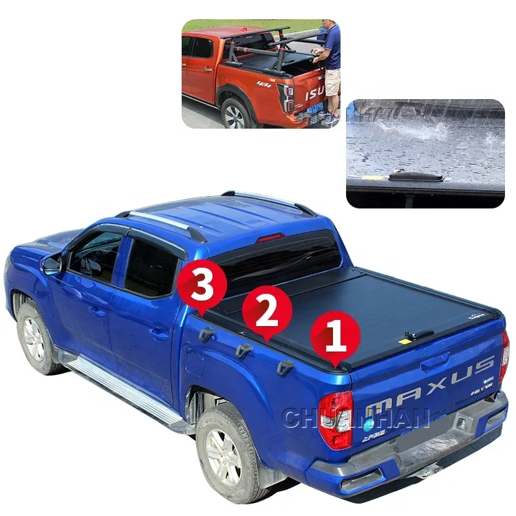 

pickup hard aluminum alloy roller lid tonneau cover f150 for hilux truck bed covers tacoma 2015+