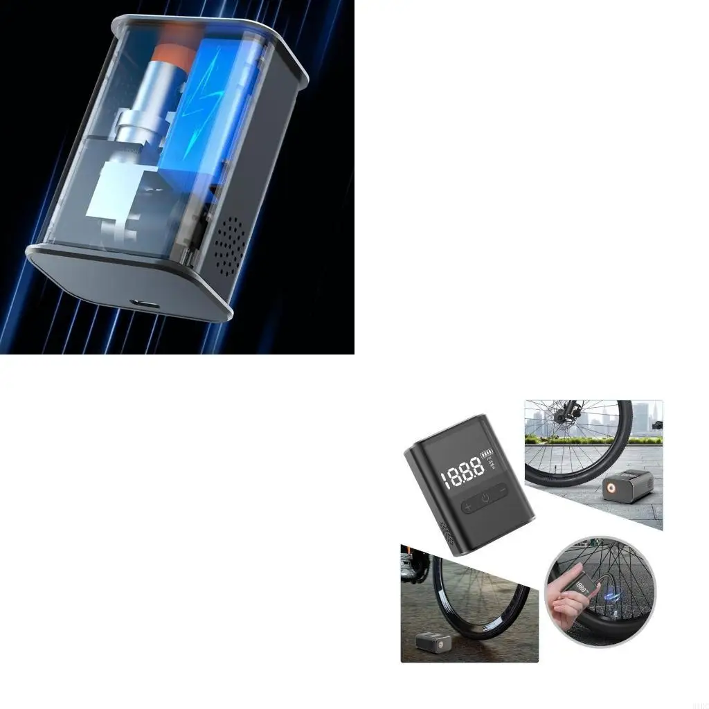 

Перезаряжаемые насосы для шин Насосы для электрических велосипедов Компактные велосипеды Надувные насосы для горных и городских