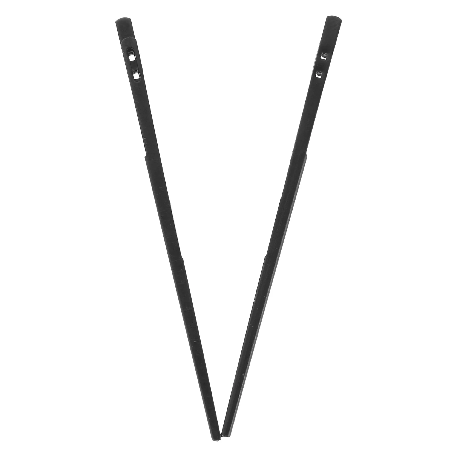 

2 Pcs Thread Needle Double Hole Lacing Sewing Weaving Metal Steel Shoe Repair Tool Durable Flat Head Edging