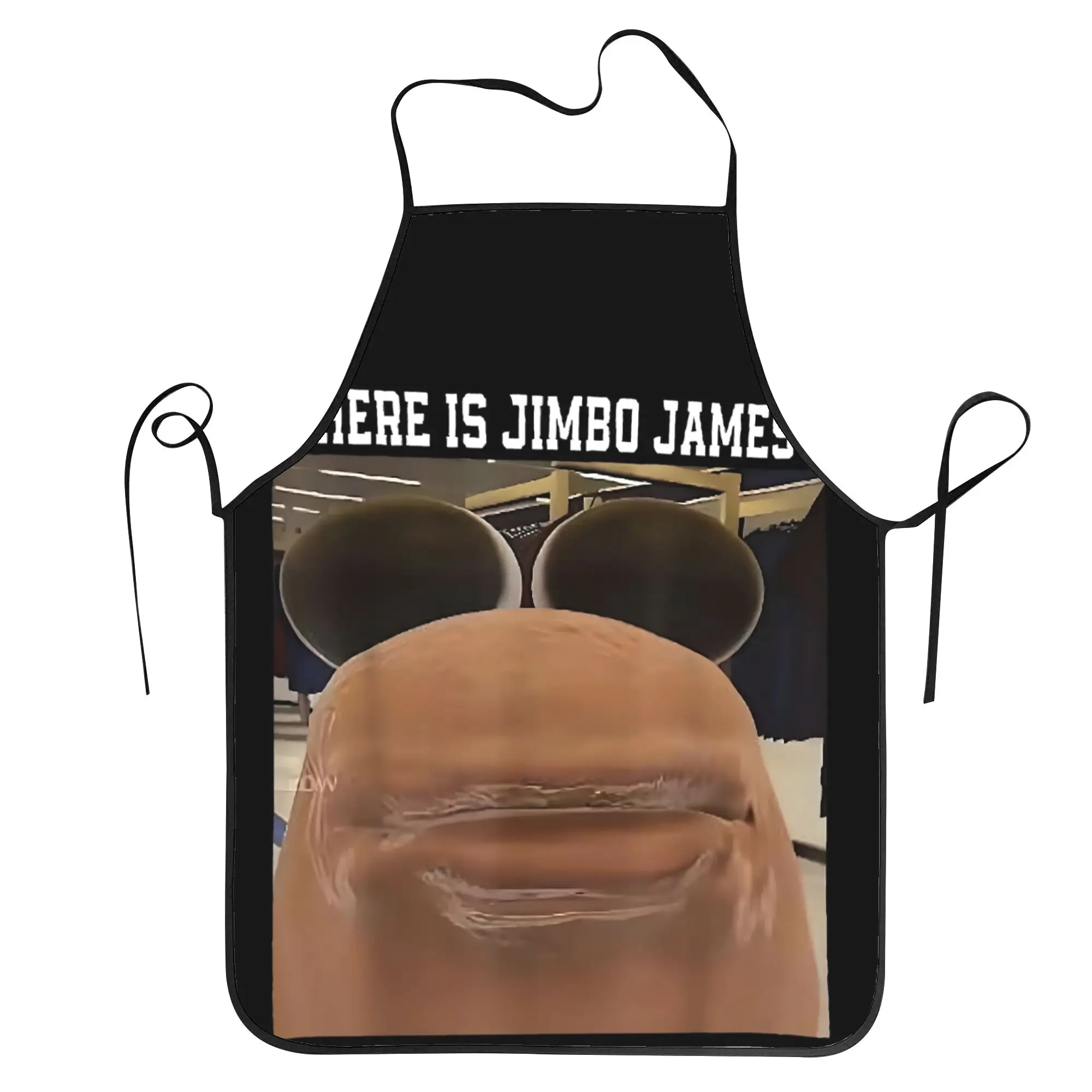 Marcus The Worm Where Is Jimbo James Meme Apron  Household Fashionable Kitchen Accessories Adult Work Aprons without Pocket