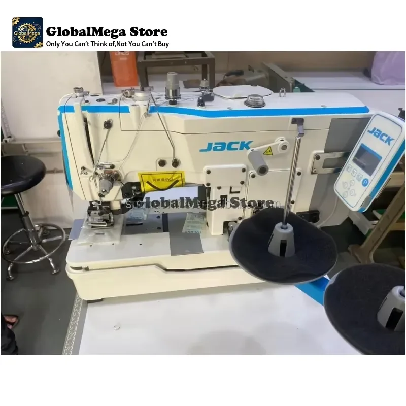 2026 Latest High Speed Mechanical Buttonhole Machine for T Shirt Fabric Industrial Sewing Machine Automatic Button Hole Maker