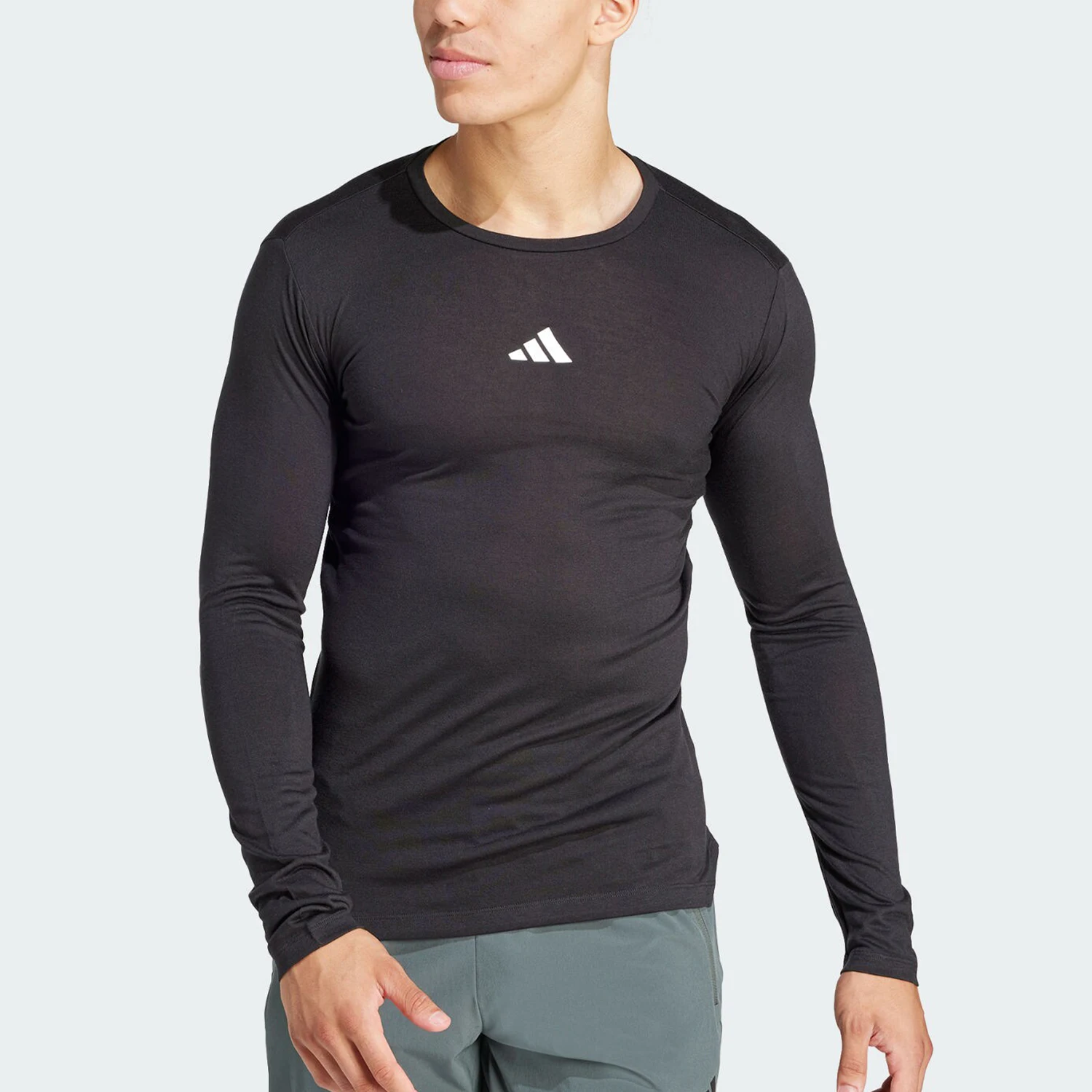 

Adidas Originals New Men's Quick-Drying Sports Fitness Training Long Sleeve T-Shirt IK9694